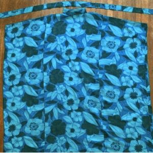 Blue & Green Hawaiian Caftan Vintage